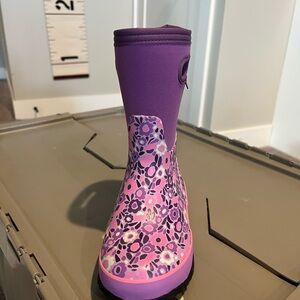 Bogs Kids Rain & Snow Boots - Purple Floral